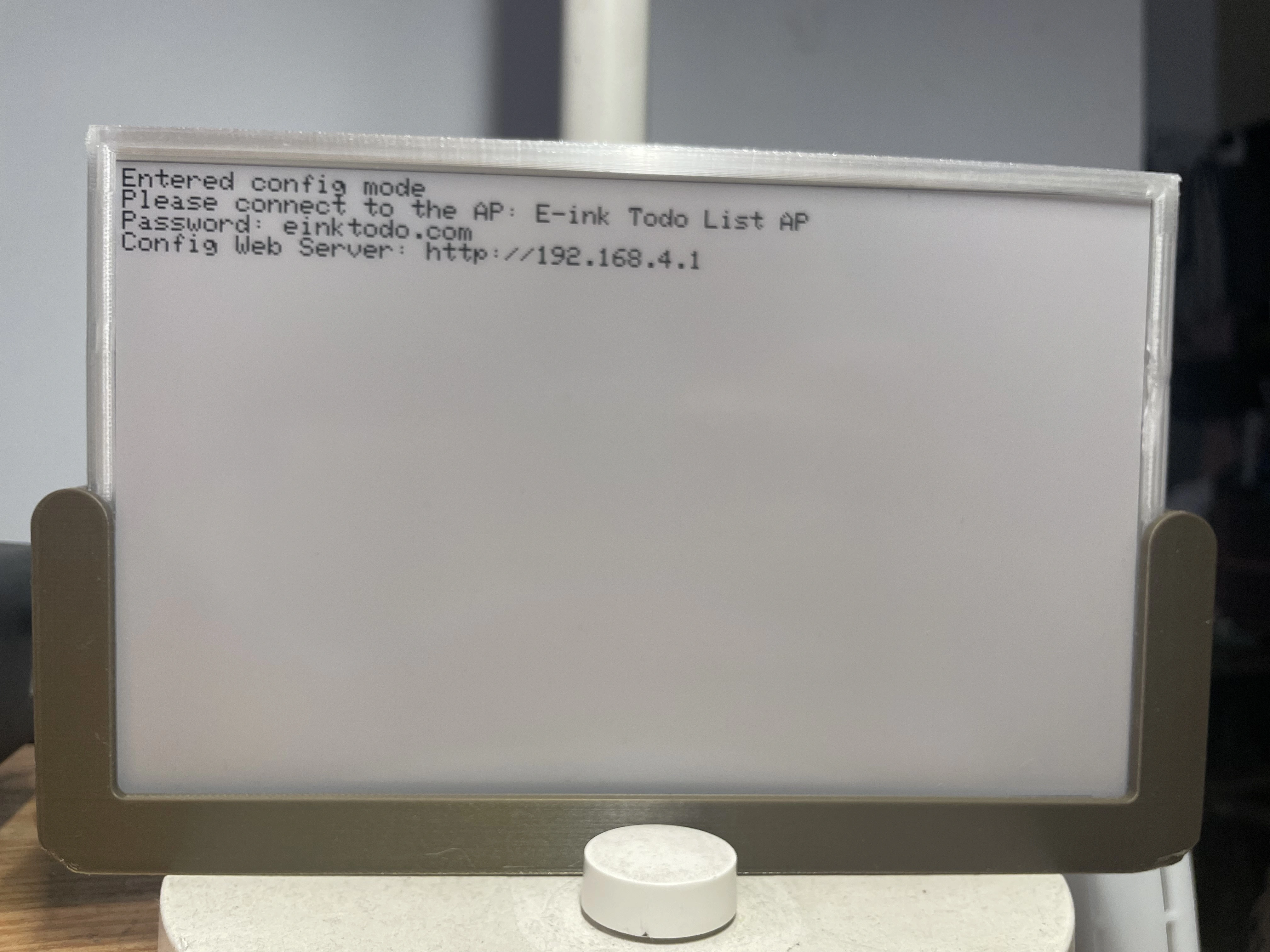 墨水屏 Todo List 初始化屏幕